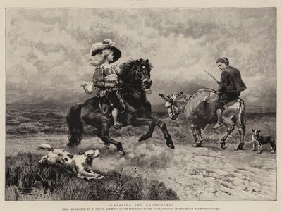 Cavalier and Roundhead by William Strutt